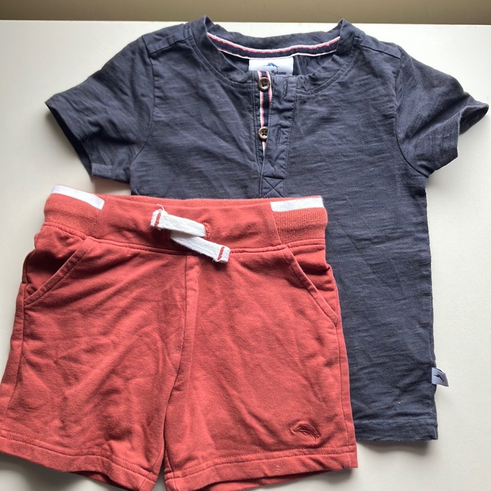 Toddler 24 mo Tommy Bahama Shirt and Shorts Set